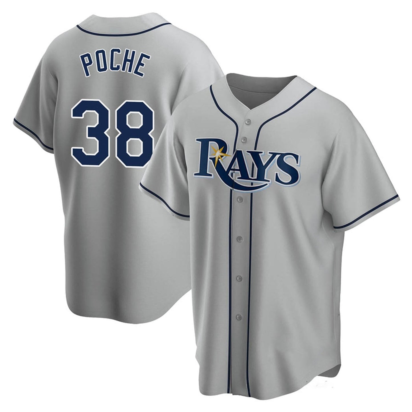 MLB Colin Poche Tampa Bay Rays 38 Jersey