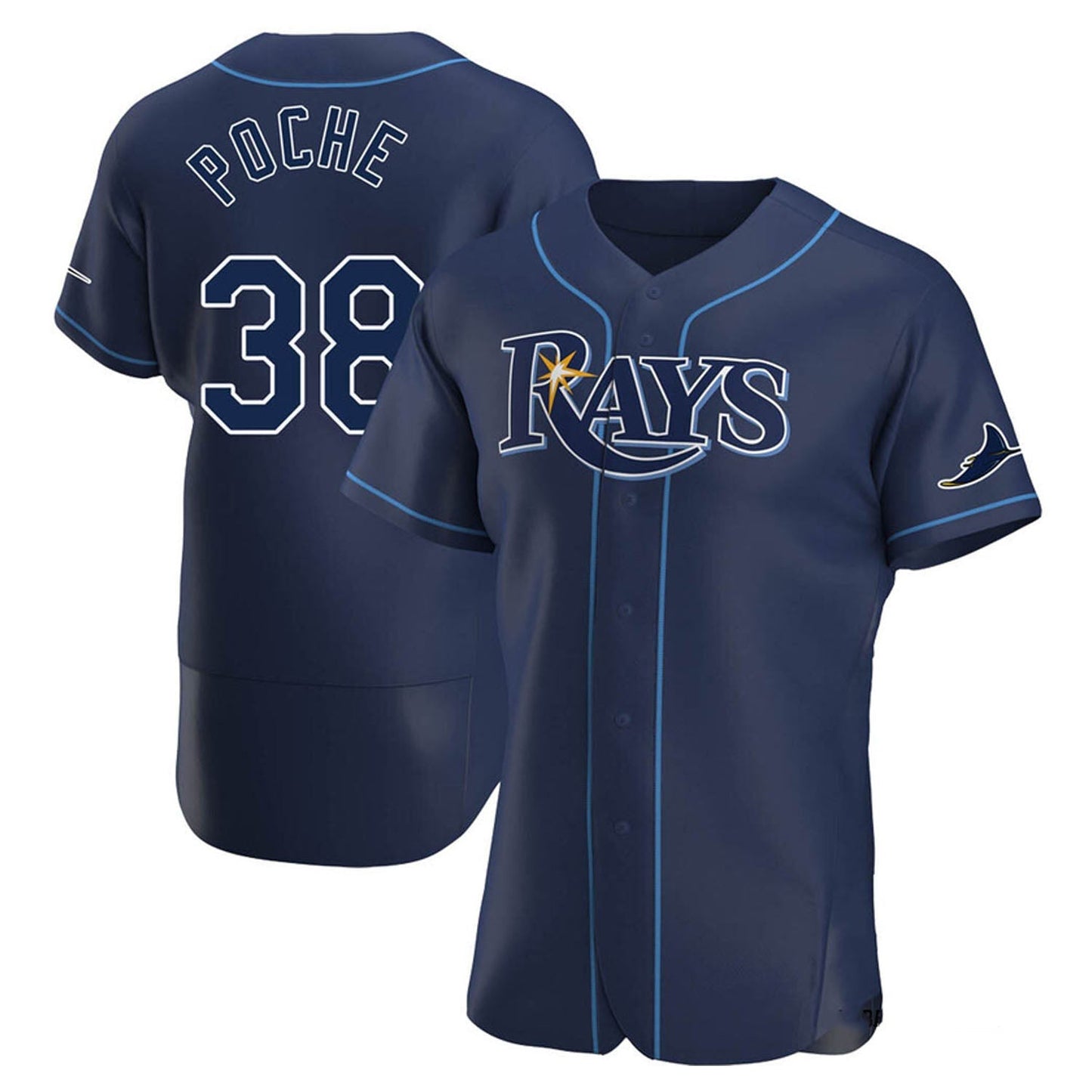 MLB Colin Poche Tampa Bay Rays 38 Jersey