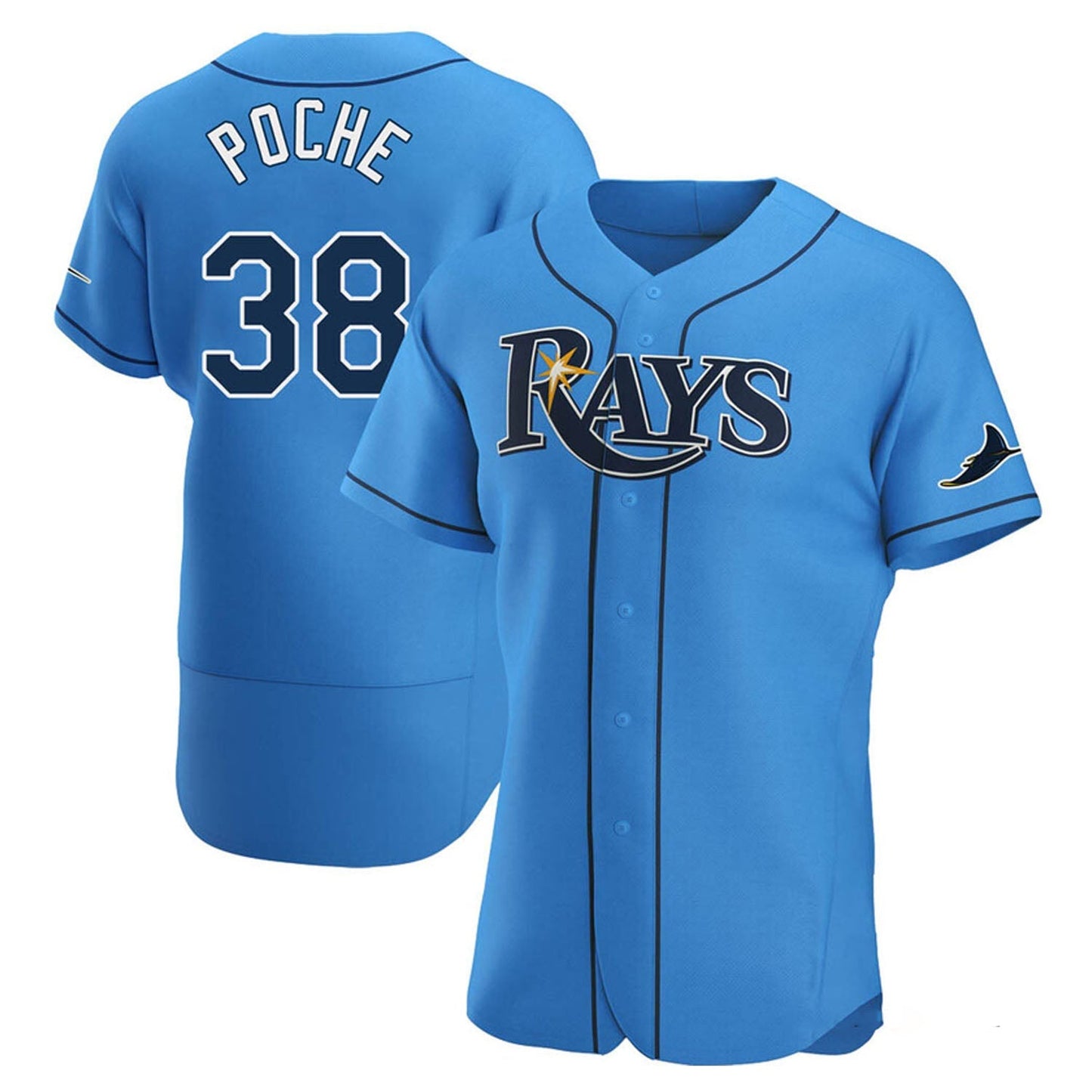 MLB Colin Poche Tampa Bay Rays 38 Jersey