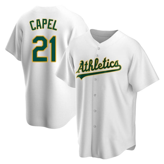 MLB Conner Capel Oakland Athletics 21 Jersey