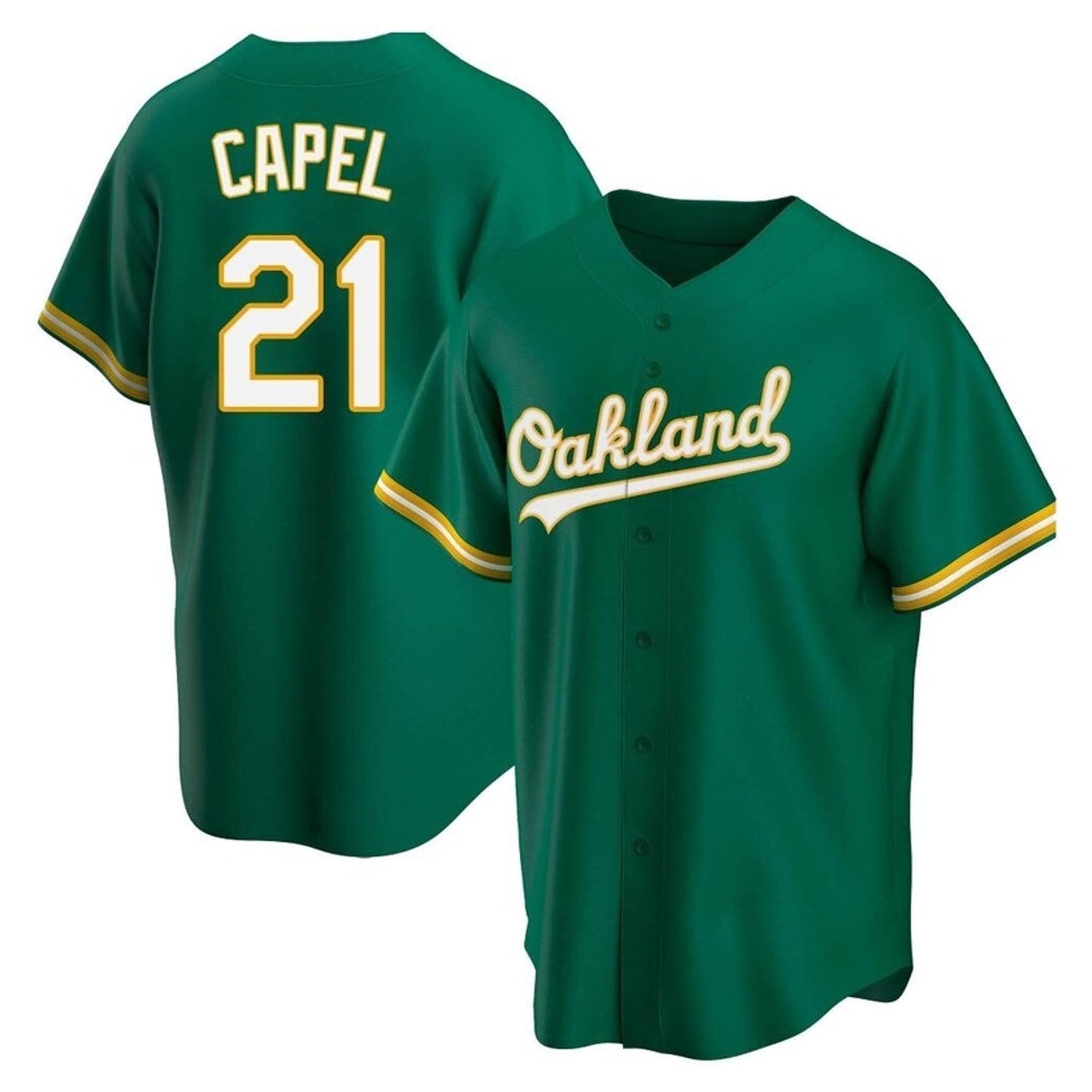 MLB Conner Capel Oakland Athletics 21 Jersey