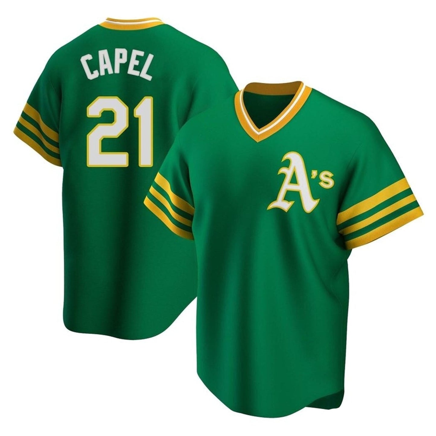 MLB Conner Capel Oakland Athletics 21 Jersey