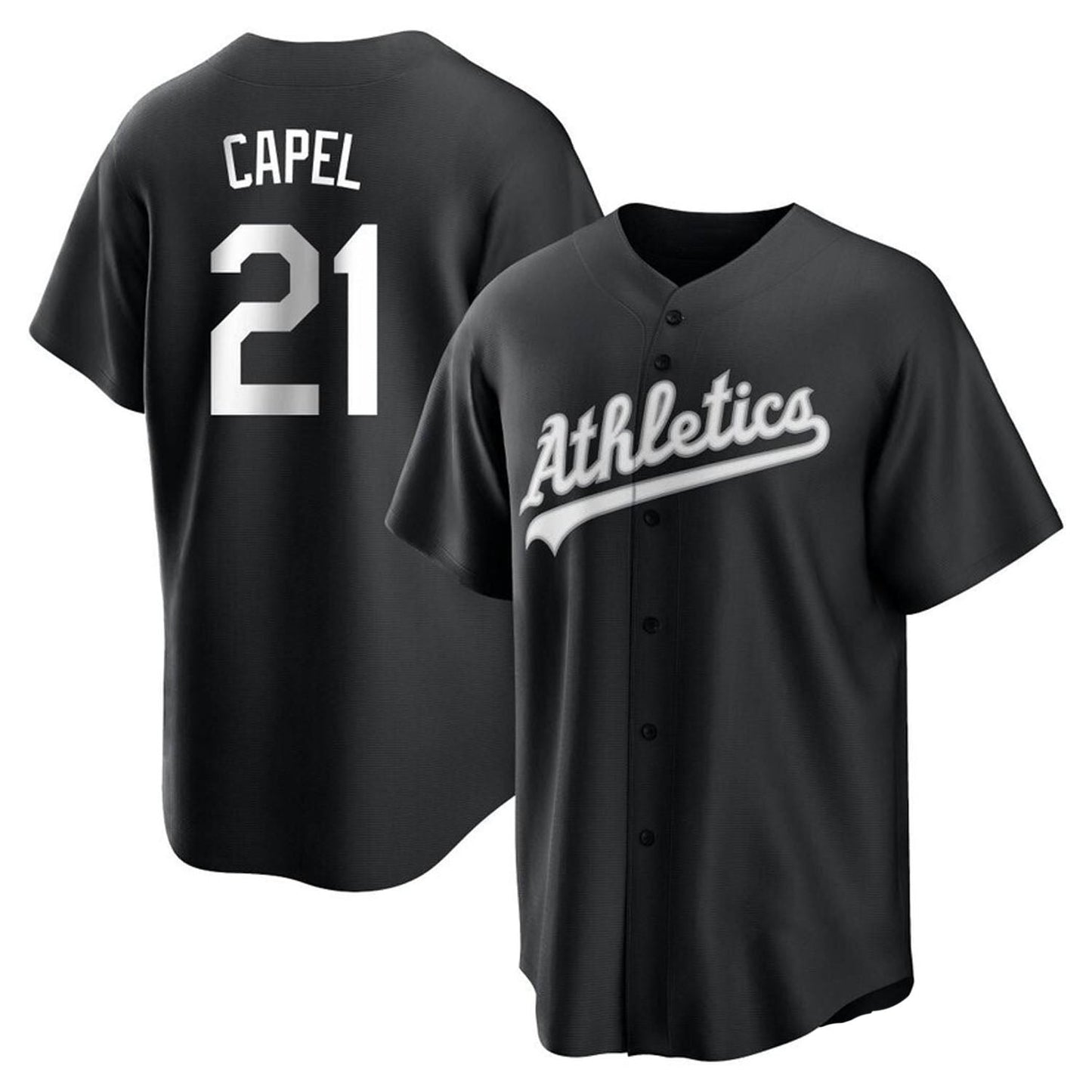 MLB Conner Capel Oakland Athletics 21 Jersey