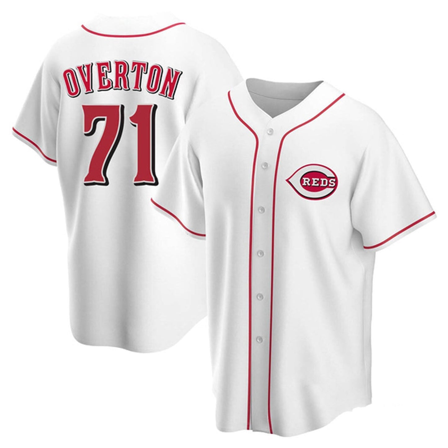 MLB Connor Overton Cincinnati Reds 71 Jersey