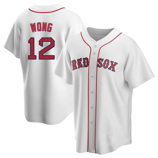 MLB Connor Wong Boston Red Sox 12 Jersey