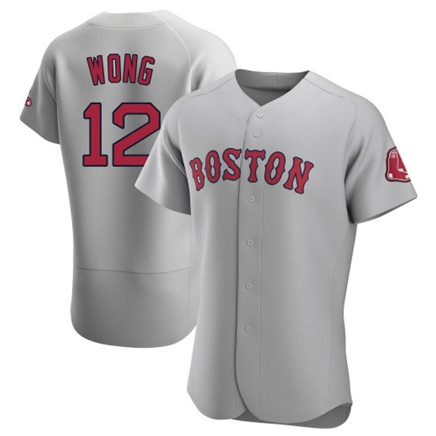 MLB Connor Wong Boston Red Sox 12 Jersey