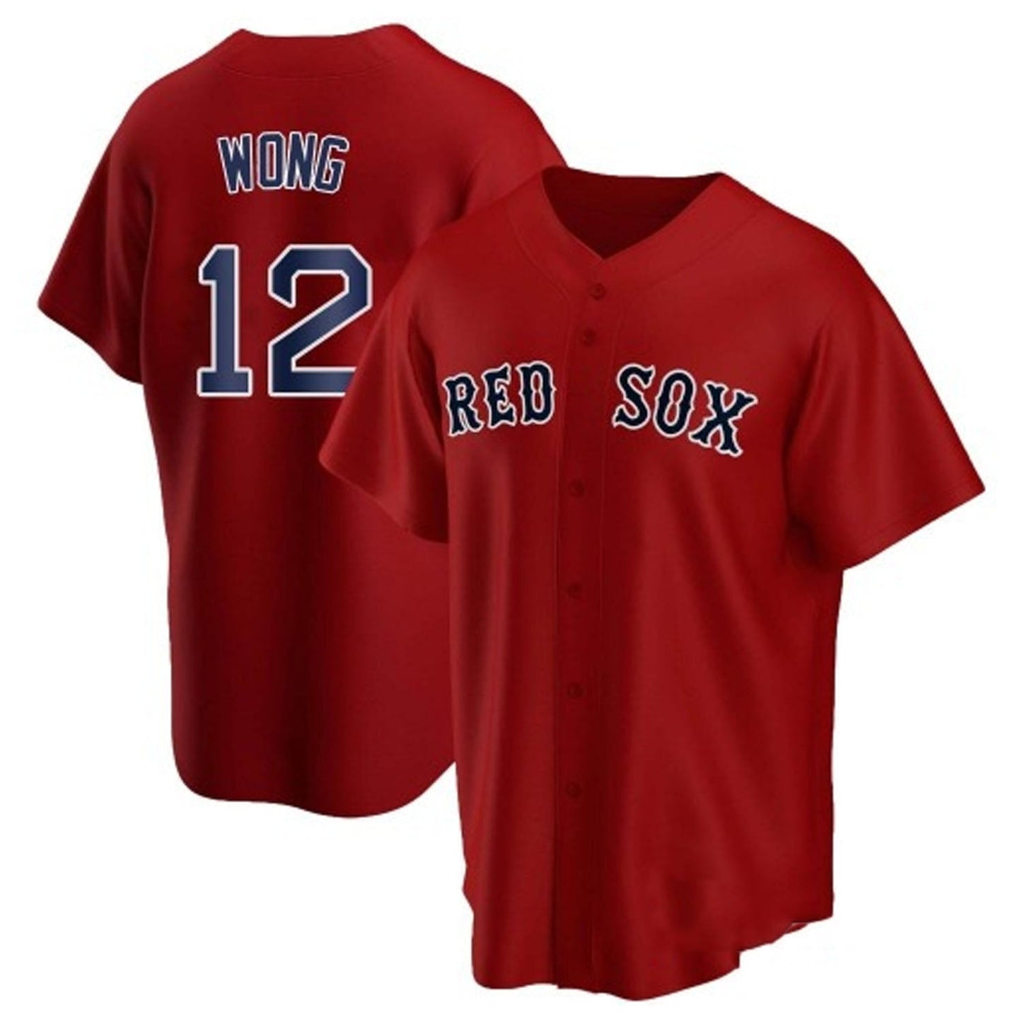 MLB Connor Wong Boston Red Sox 12 Jersey