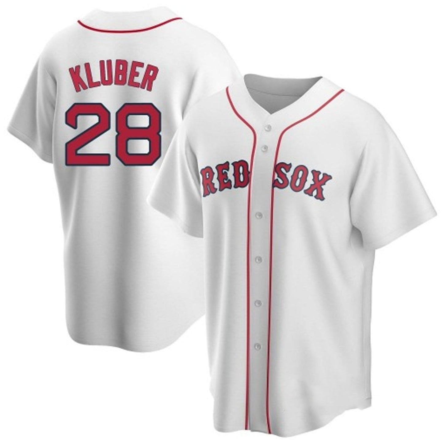 MLB Corey Kluber Boston Red Sox 28 Jersey