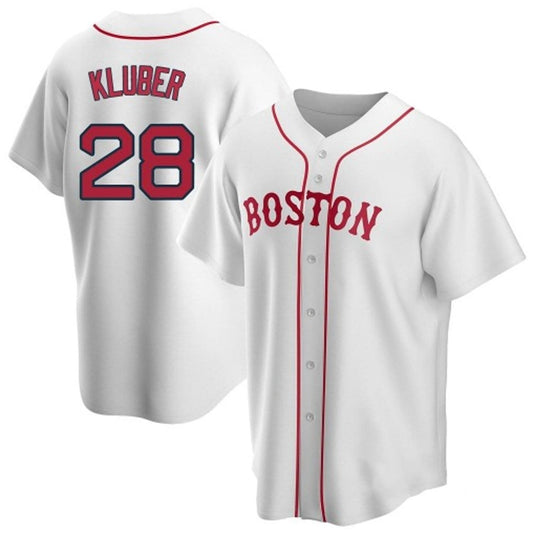 MLB Corey Kluber Boston Red Sox 28 Jersey