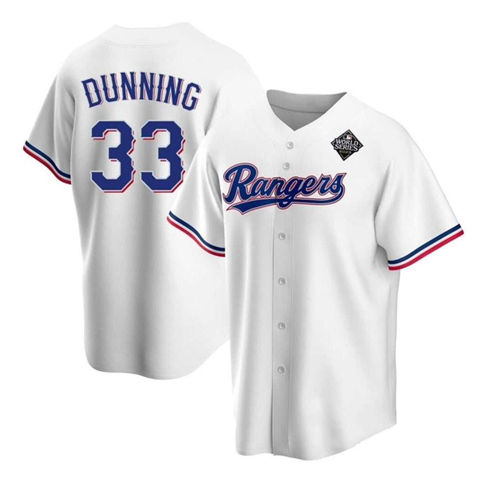 MLB Dane Dunning Texas Ranger 33 Jersey