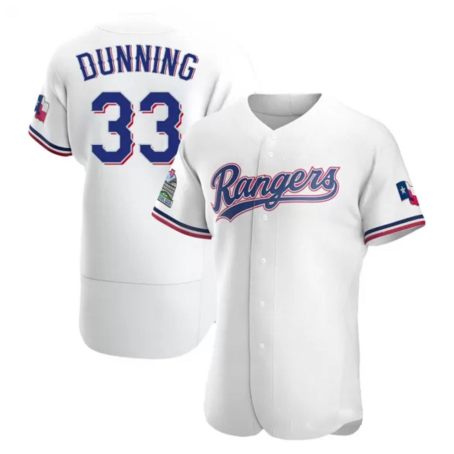 MLB Dane Dunning Texas Rangers 33 Jersey