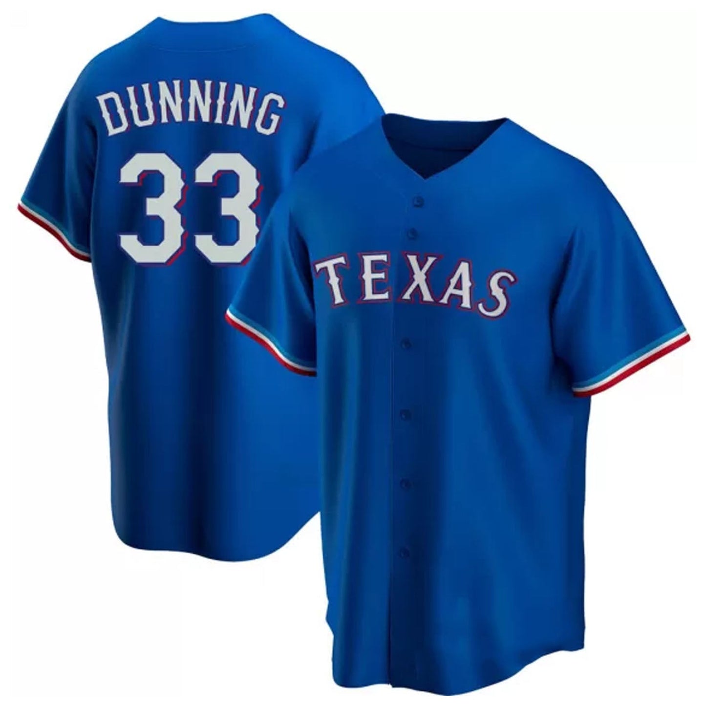 MLB Dane Dunning Texas Rangers 33 Jersey