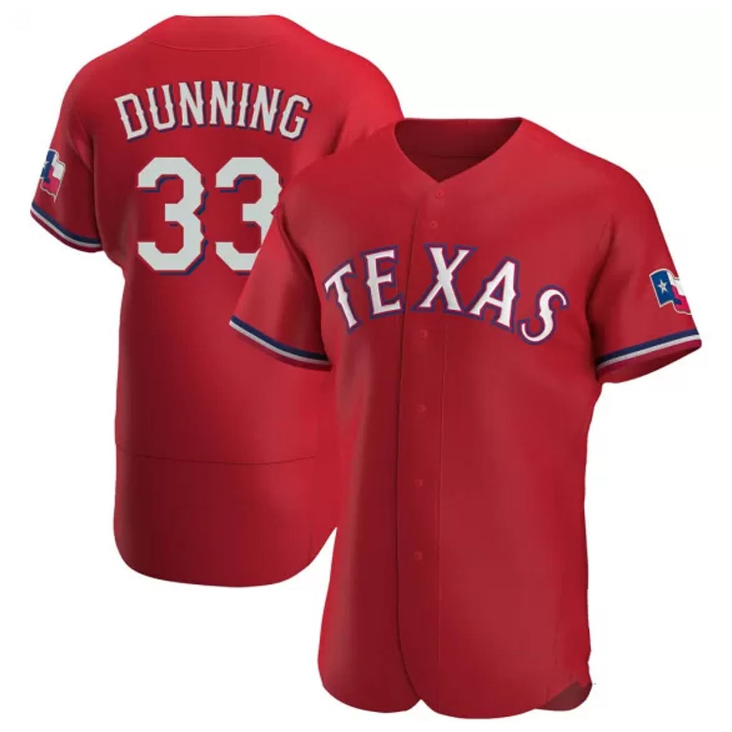 MLB Dane Dunning Texas Rangers 33 Jersey