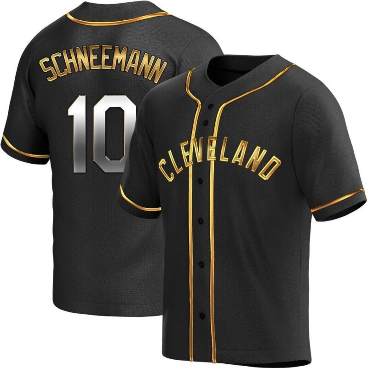 MLB Daniel Schneemann Cleveland Guardians 10 Jersey