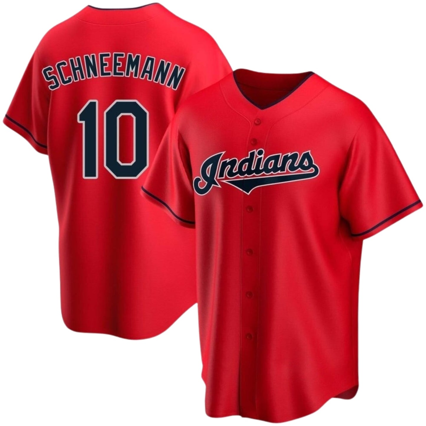 MLB Daniel Schneemann Cleveland Guardians 10 Jersey