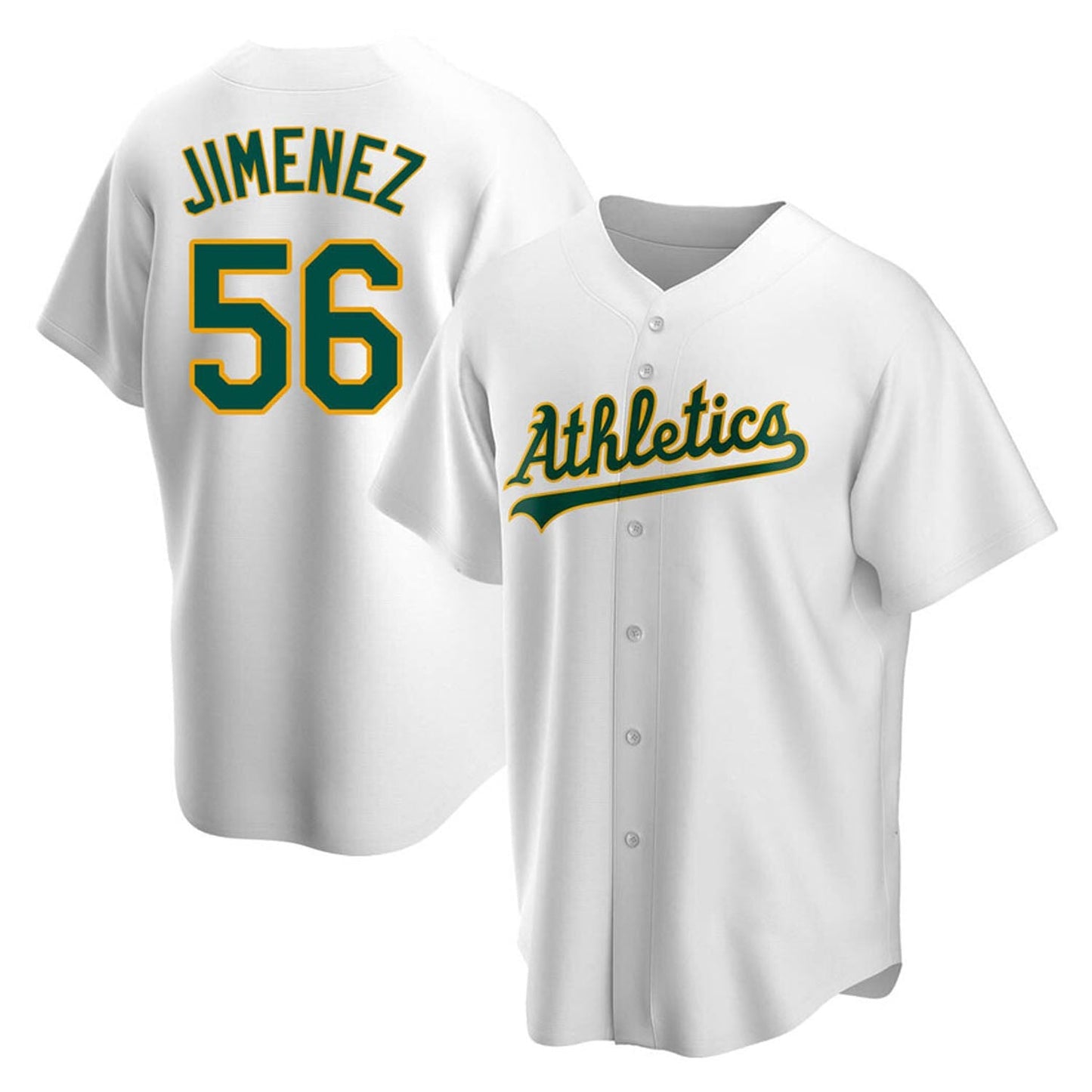 MLB Dany Jimenez Oakland Athletics 56 Jersey