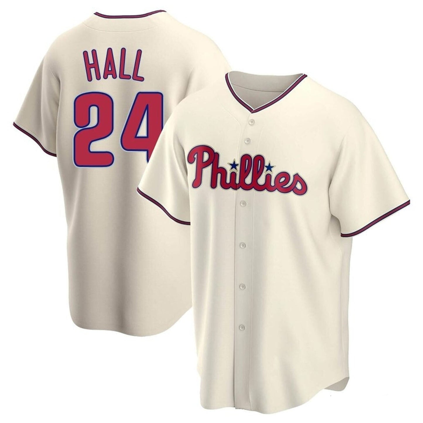 MLB Darick Hall Philadelphia Phillies 24 Jersey