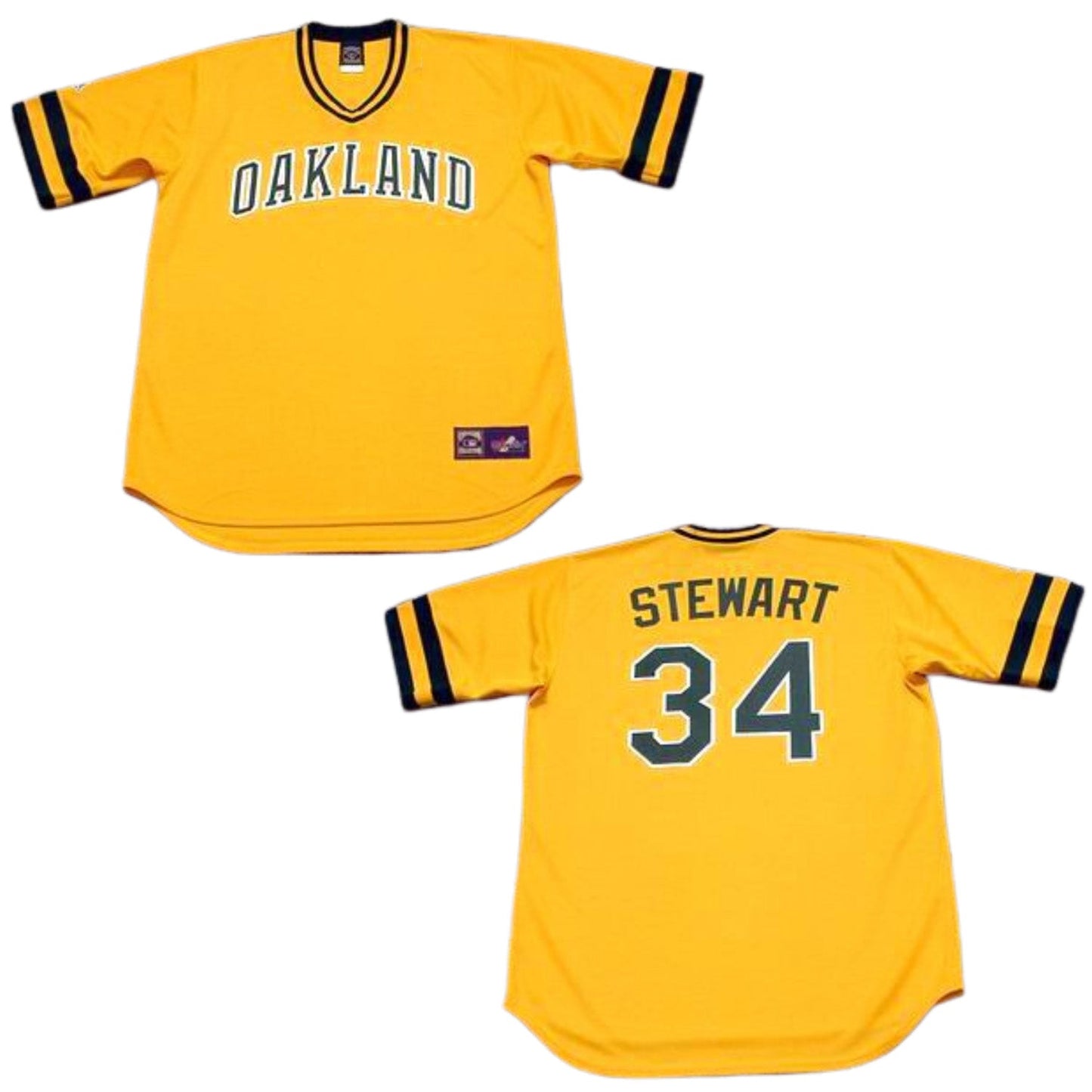 MLB Dave Stewart Oakland Athletics 34 Jersey