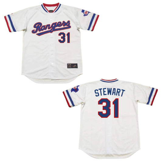 MLB Dave Stewart Texas Rangers 31 Jersey