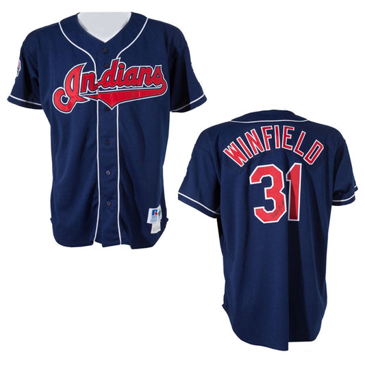 MLB Dave Winfield Cleveland Indians 31 Jersey