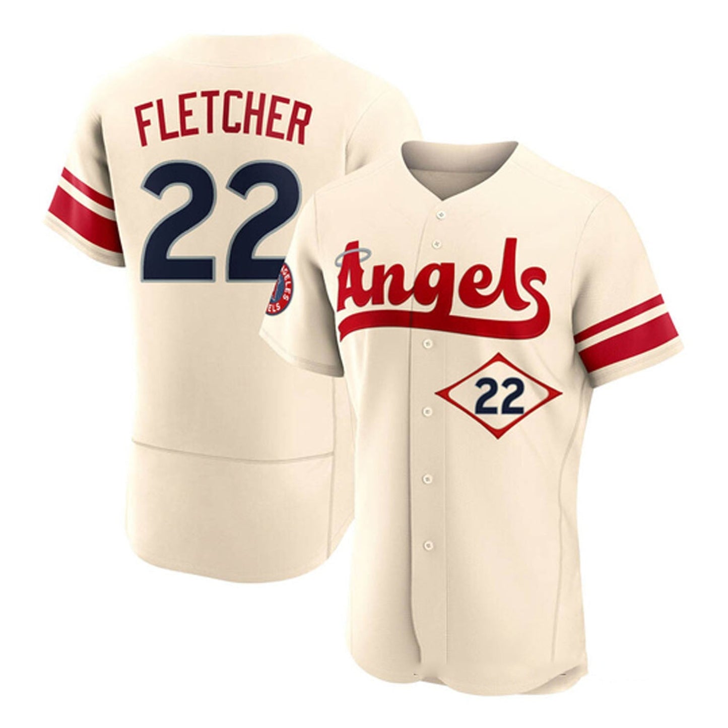 MLB David Fletcher Los Angeles Angels 22 Jersey