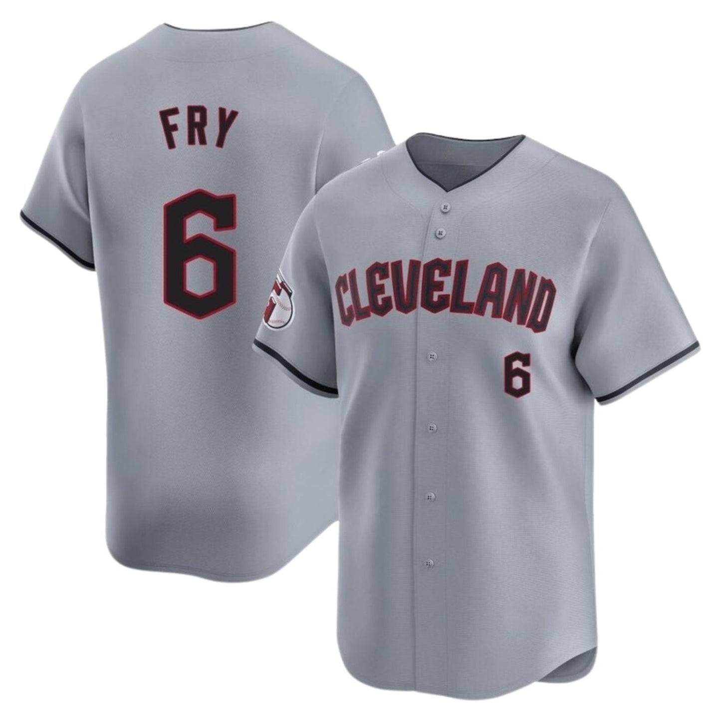 MLB David Fry Cleveland Guardians 6 Jersey