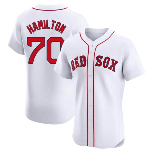 MLB David Hamilton Boston Red Sox 70 Jersey