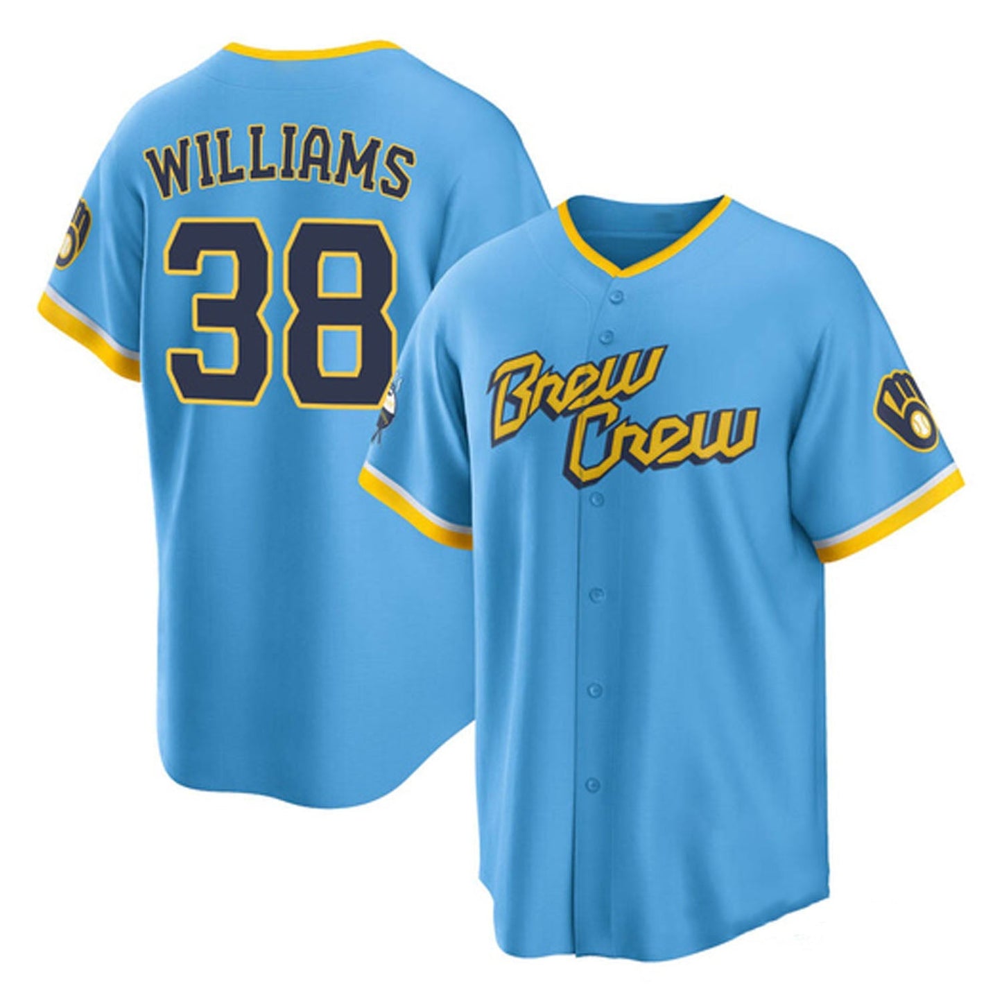 MLB Devin Williams Milwaukee Brewers 38 Jersey