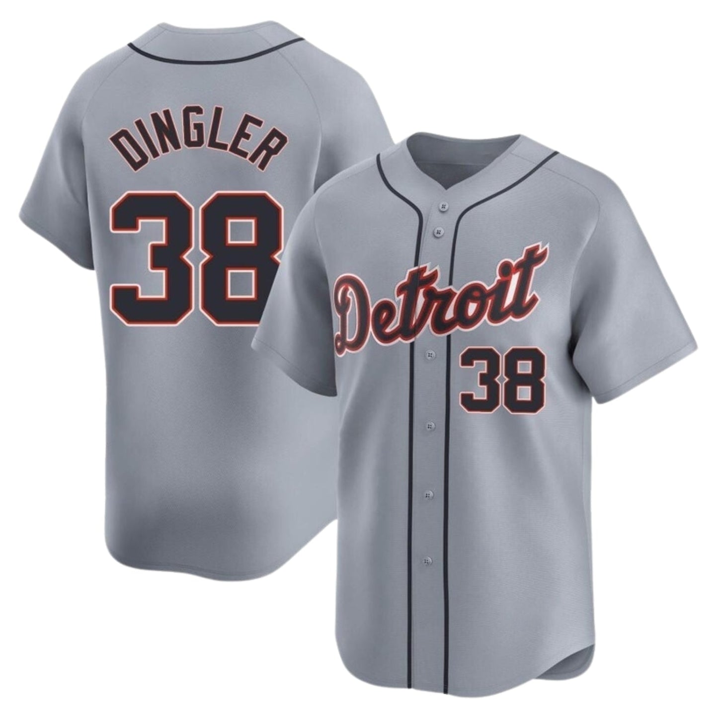 MLB Dillon Dingler Detroit Tigers 38 Jersey