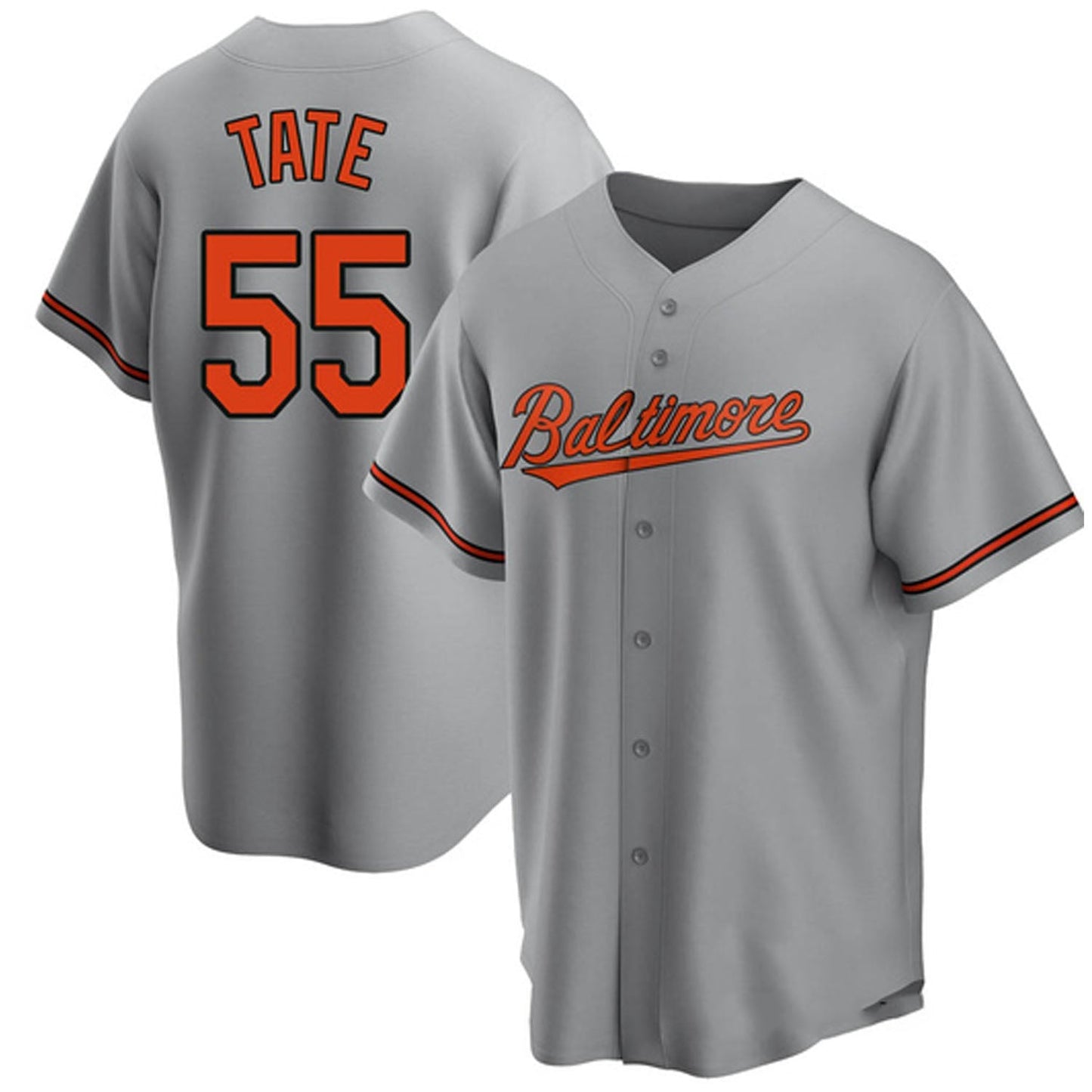 MLB Dillon Tate Baltimore Orioles 55 Jersey