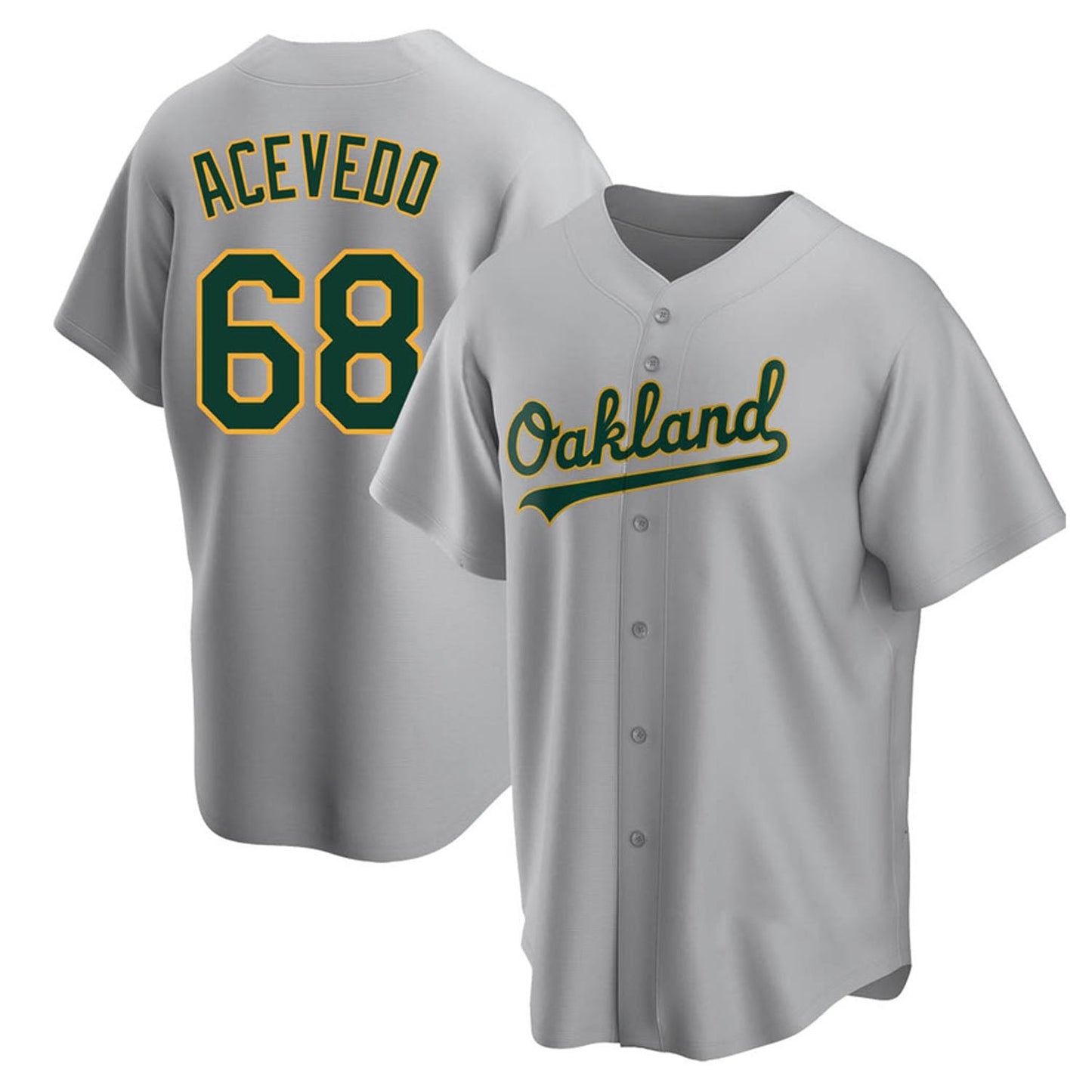 MLB Domingo Acevedo Oakland Athletics 68 Jersey