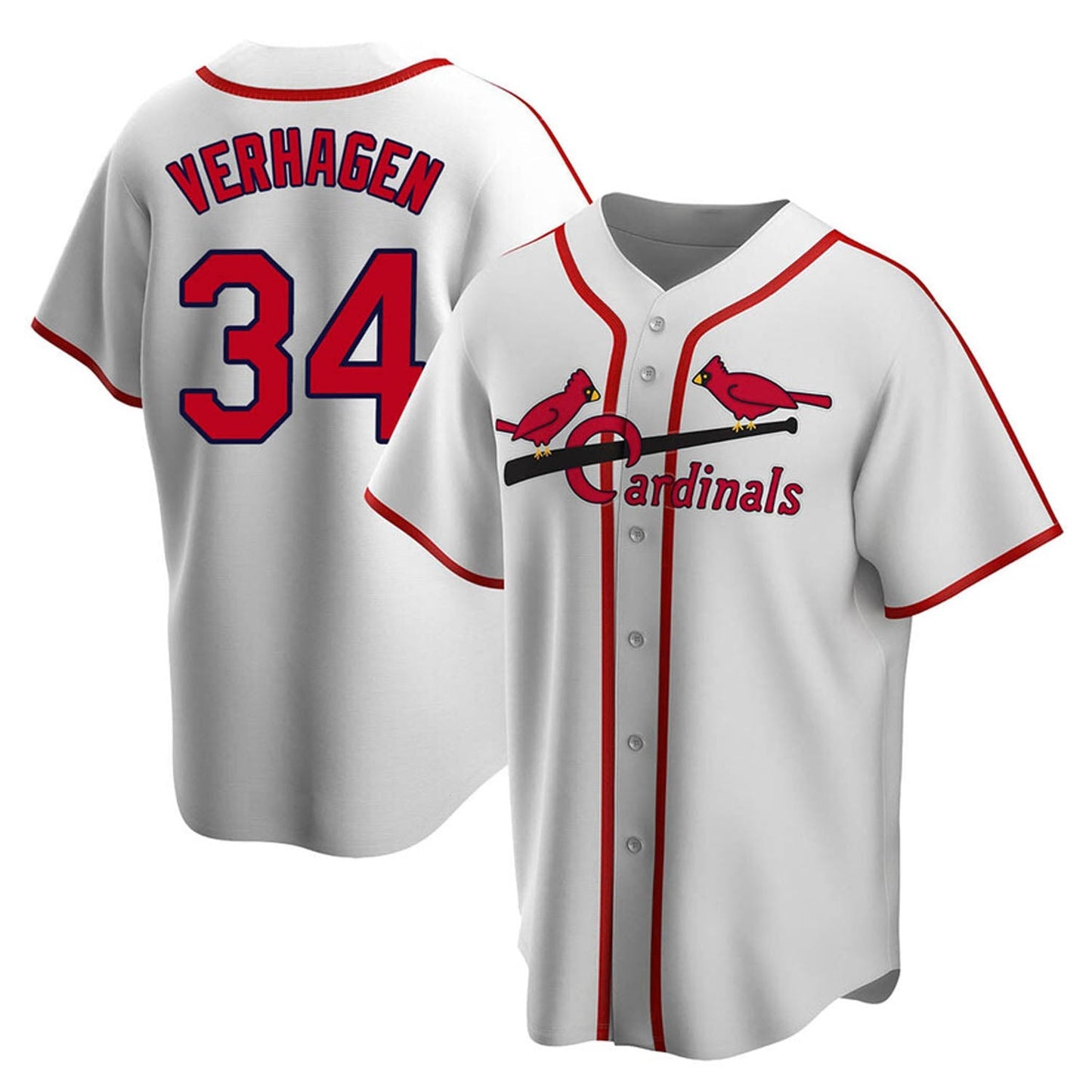 MLB Drew VerHagen St Louis Cardinals 34 Jersey