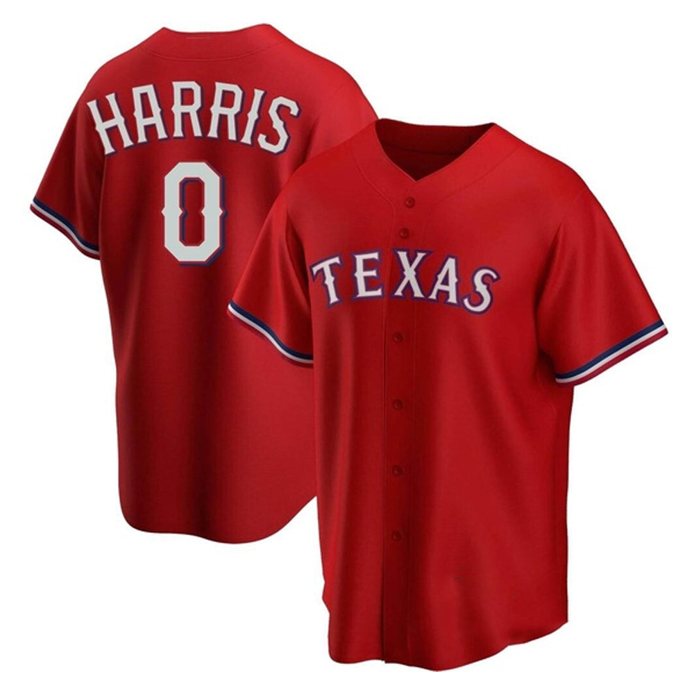 MLB Dustin Harris Texas Ranger 0 Jersey