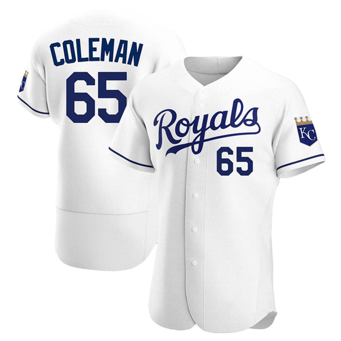 MLB Dylan Coleman Kansas City Royals 65 Jersey