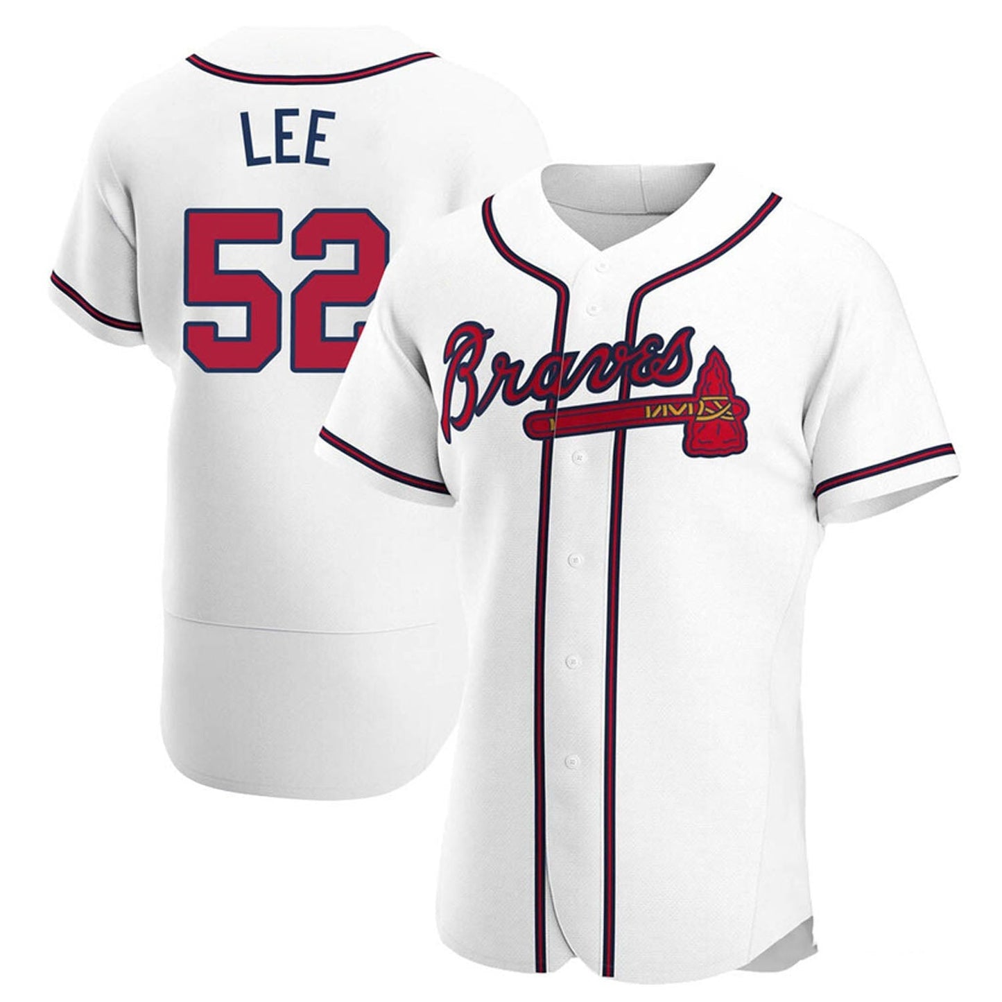 MLB Dylan Lee Atlanta Braves 52 Jersey