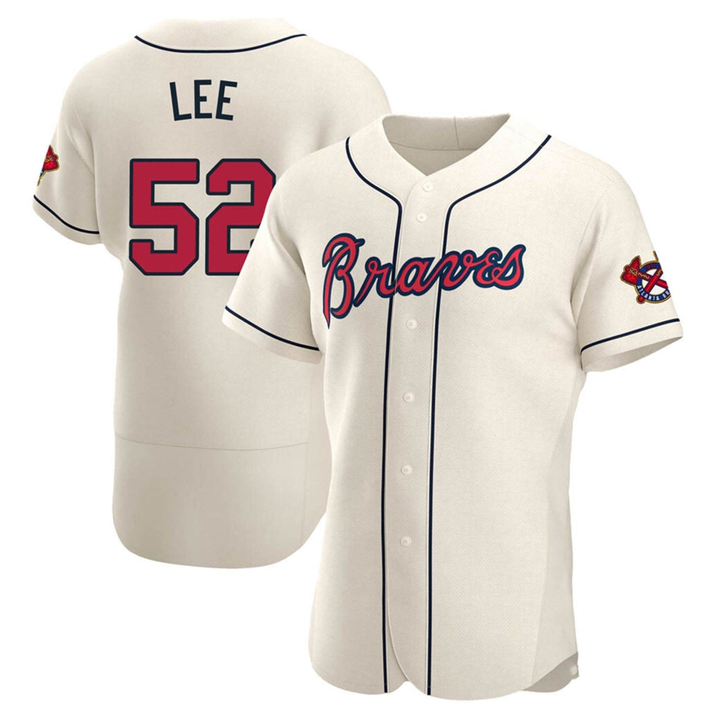 MLB Dylan Lee Atlanta Braves 52 Jersey