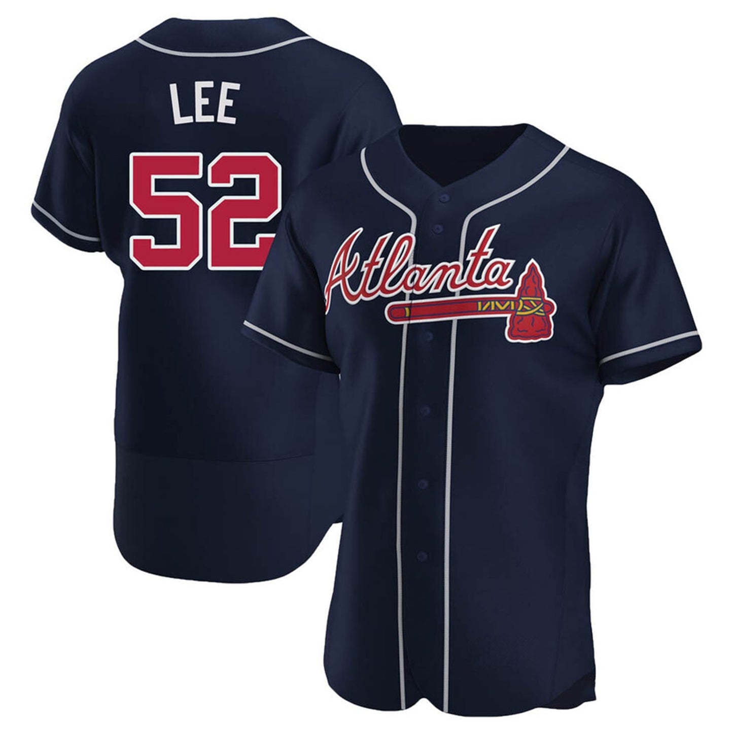 MLB Dylan Lee Atlanta Braves 52 Jersey