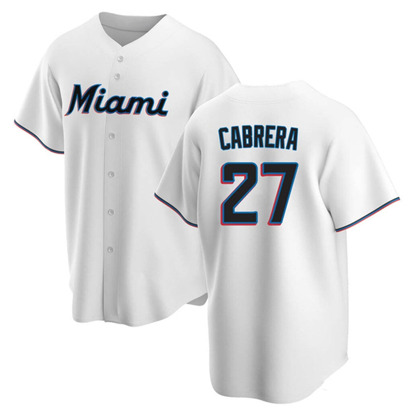 MLB Edward Cabrera Miami Marlins 27 Jersey