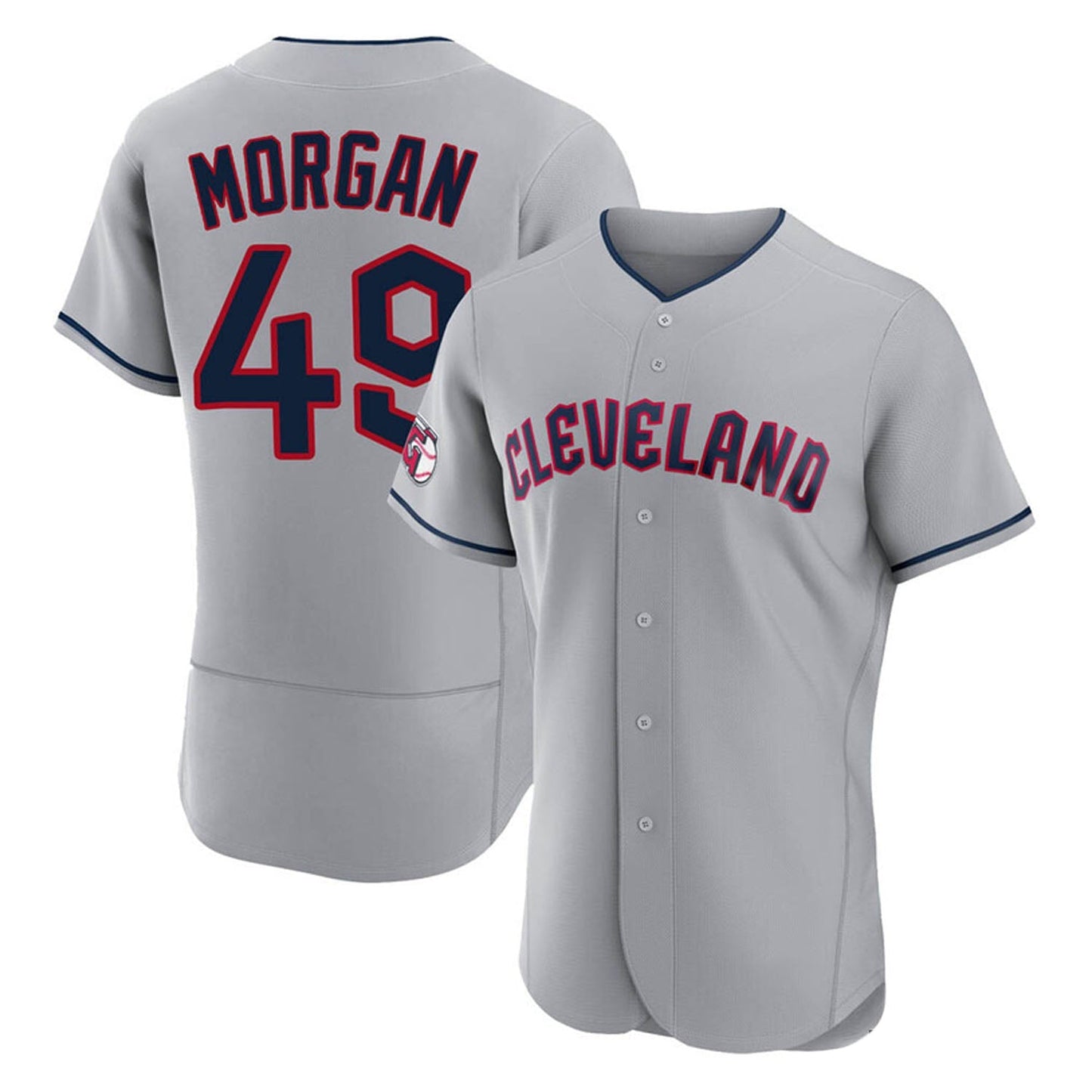 MLB Eli Morgan Cleveland Indians 49 Jersey