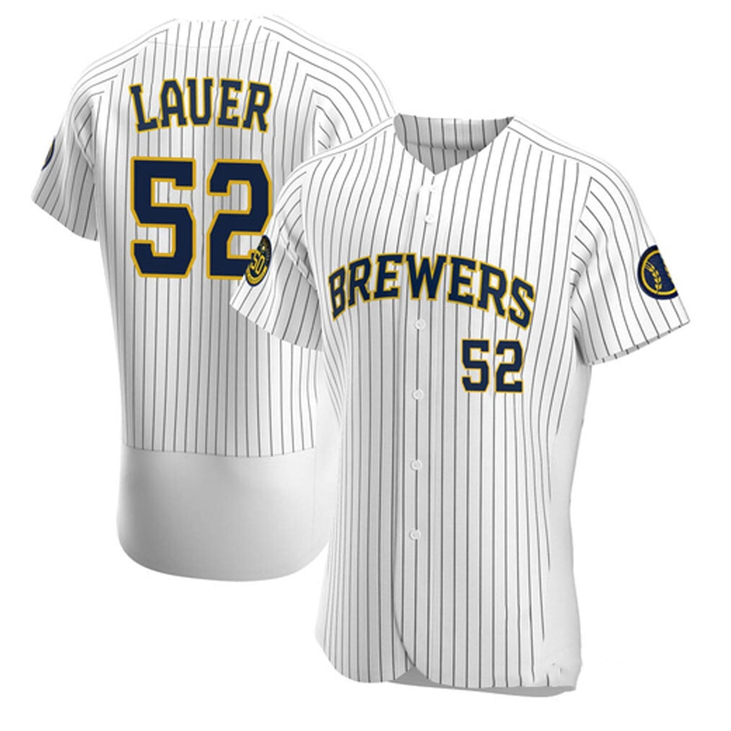 MLB Eric Lauer Milwaukee Brewers 52 Jersey
