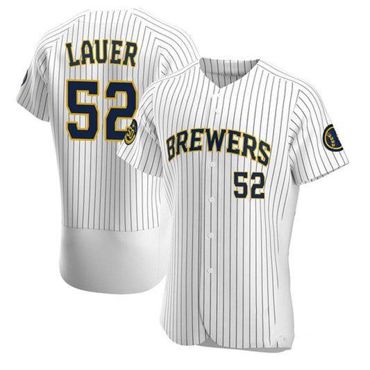 MLB Eric Lauer Milwaukee Brewers 52 Jersey