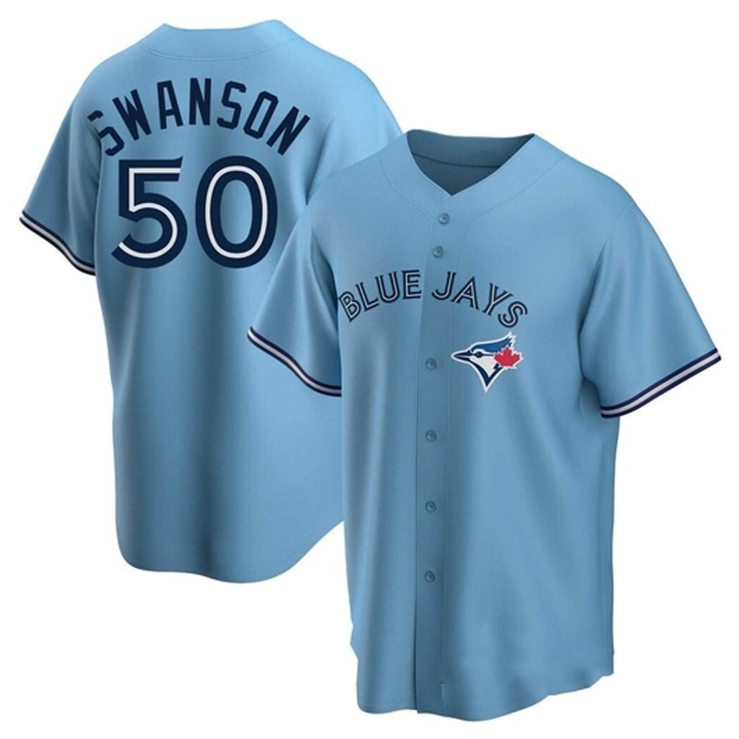 MLB Erik Swanson Toronto Blue Jays 50 Jersey