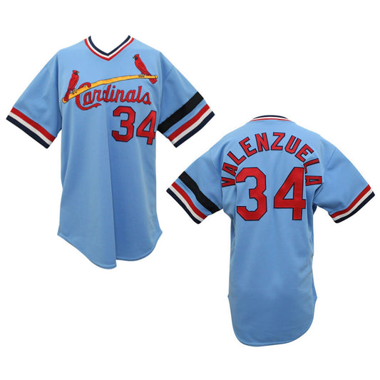 MLB Fernando Valenzuela St. Louis Cardinals 34 Jersey