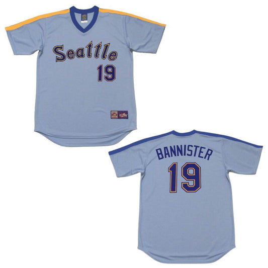 MLB Floyd Bannister Seattle Mariners 19 Jersey