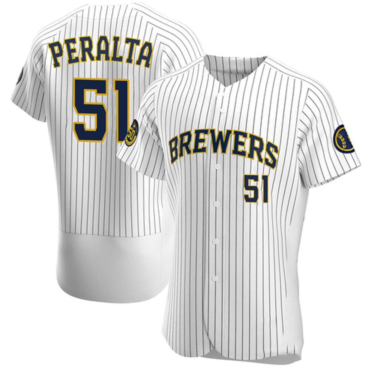 MLB Freddy Peralta Milwaukee Brewers 51 Jersey