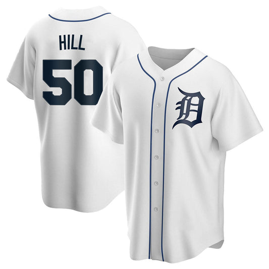 MLB Garrett Hill Detroit Tigers 50 Jersey