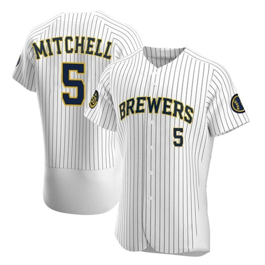 MLB Garrett Mitchell Milwaukee Brewers 5 Jersey