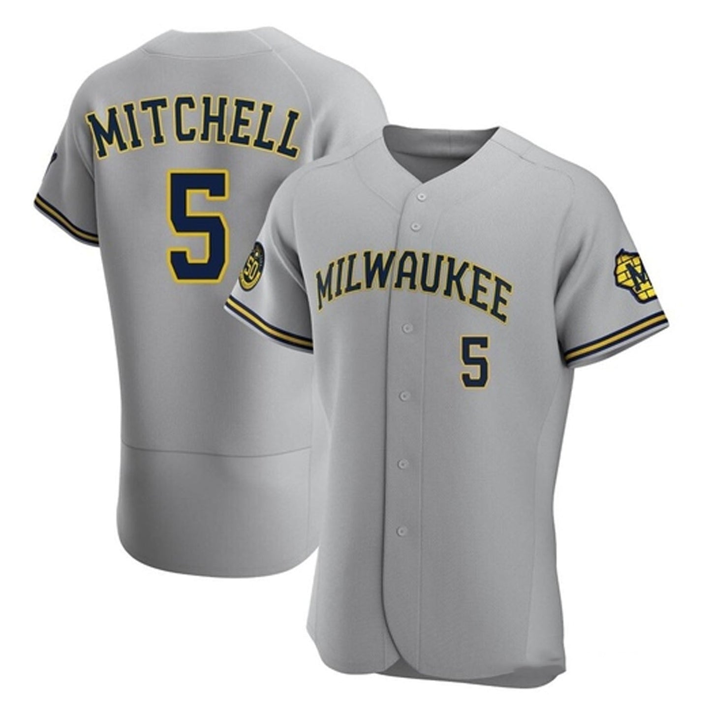 MLB Garrett Mitchell Milwaukee Brewers 5 Jersey