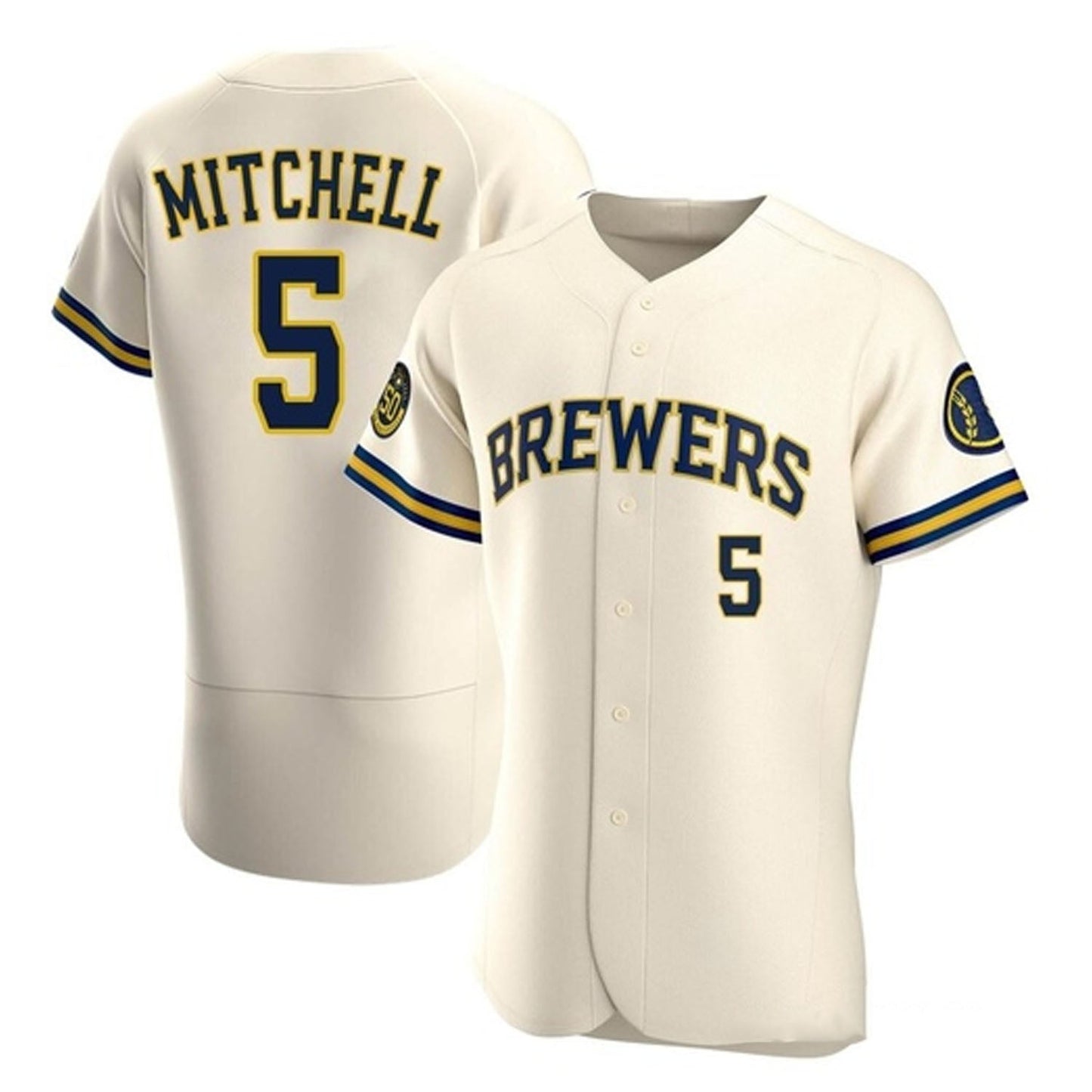 MLB Garrett Mitchell Milwaukee Brewers 5 Jersey