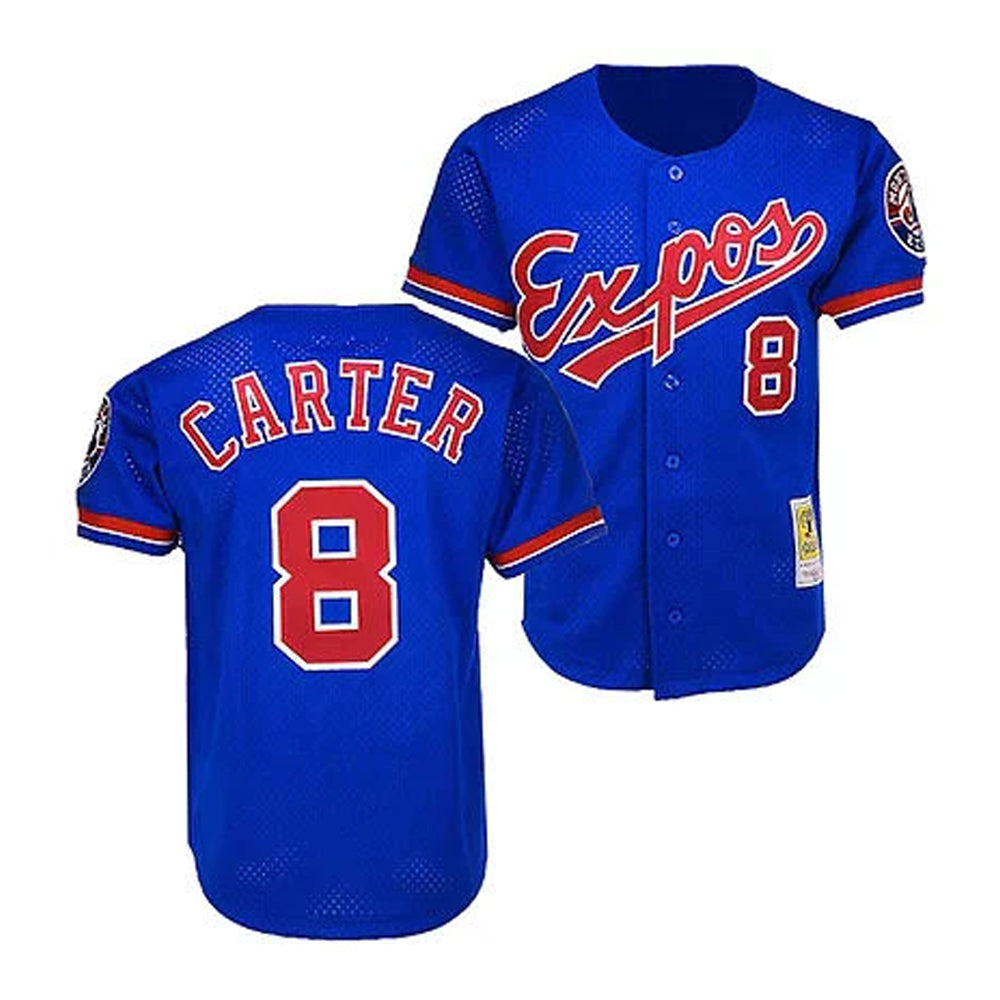 MLB Gary Carter Montreal Expos 8 Jersey